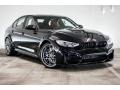 Black Sapphire Metallic 2017 BMW M3 Sedan Exterior