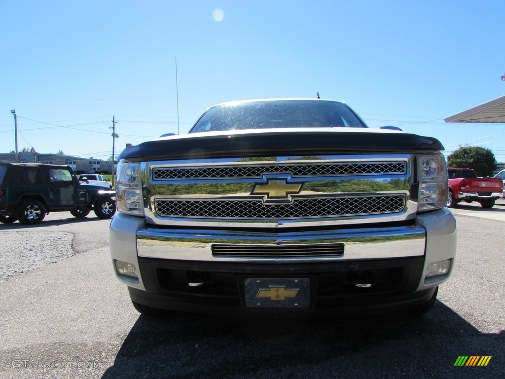 2009 Silverado 1500 LTZ Crew Cab 4x4 - White Diamond Tricoat / Ebony photo #3