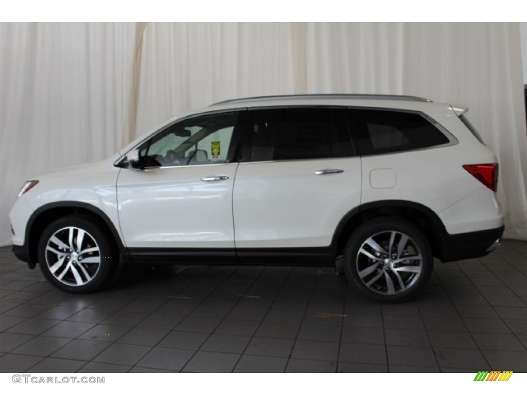 2016 Pilot Elite AWD - White Diamond Pearl / Beige photo #5