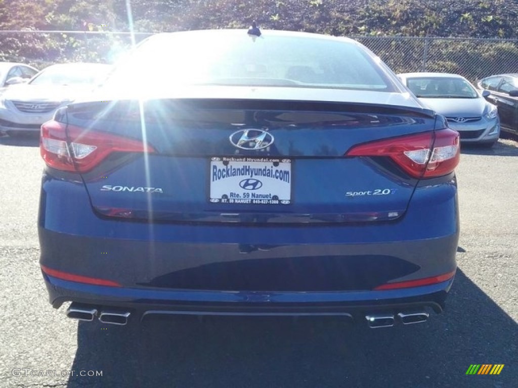 2017 Sonata Limited 2.0T - Lakeside Blue / Gray photo #3
