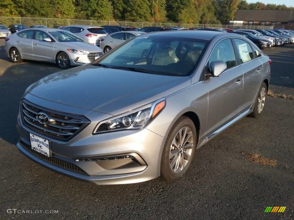 2017 Sonata Limited 2.0T - Lakeside Blue / Gray photo #5