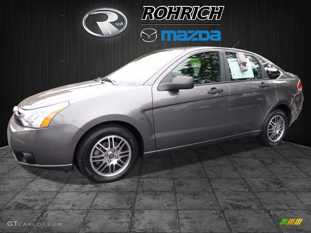 2011 Focus SE Sedan - Sterling Gray Metallic / Charcoal Black photo #3