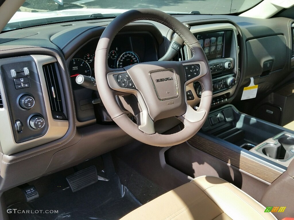 2017 GMC Sierra 1500 Denali Crew Cab 4WD Jet Black Dashboard Photo #116254488