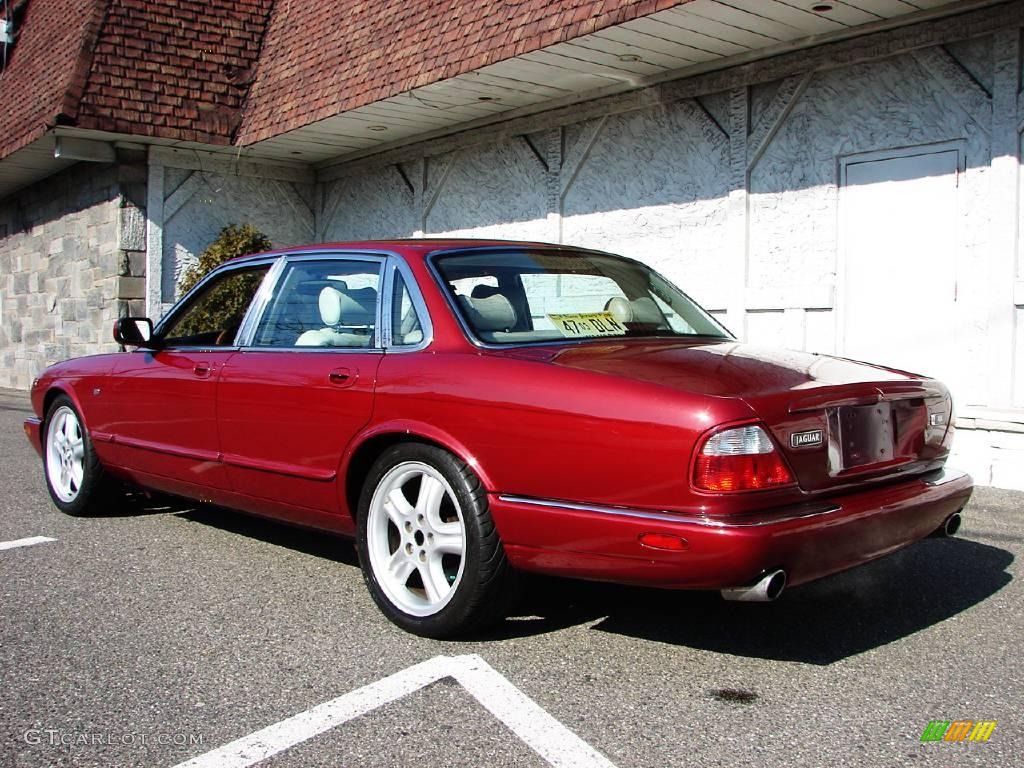 1998 XJ XJR - Carnival Red Pearl / Oatmeal photo #13