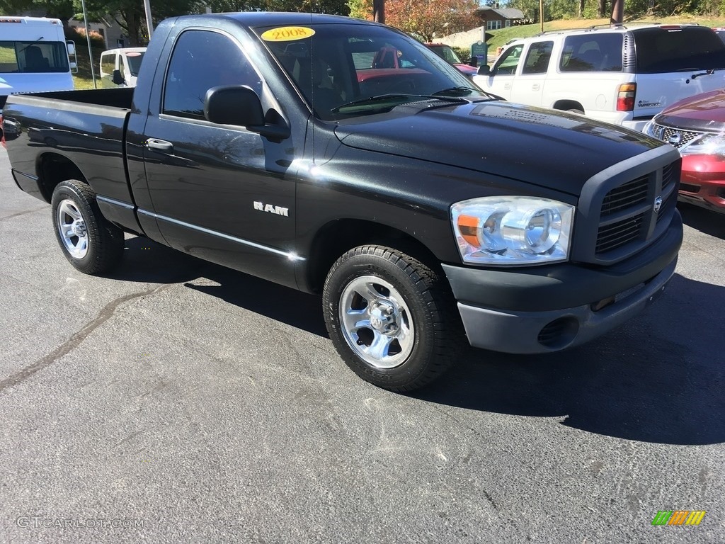 Brilliant Black Crystal Pearl Dodge Ram 1500