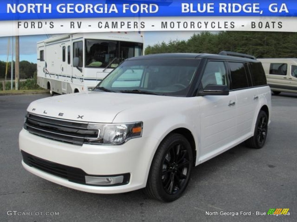 White Platinum Ford Flex