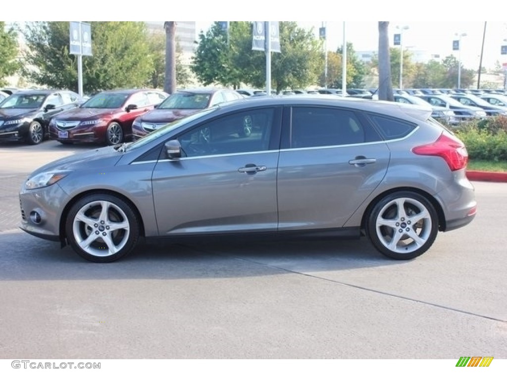 2014 Focus Titanium Hatchback - Sterling Gray / Charcoal Black photo #4