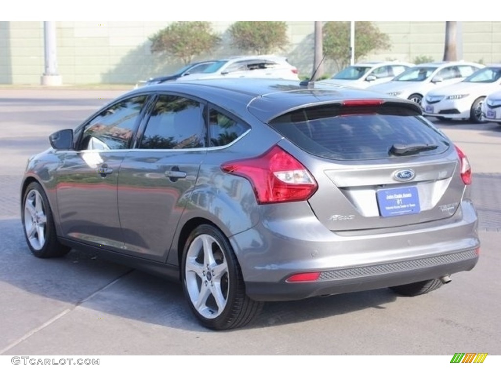 2014 Focus Titanium Hatchback - Sterling Gray / Charcoal Black photo #5