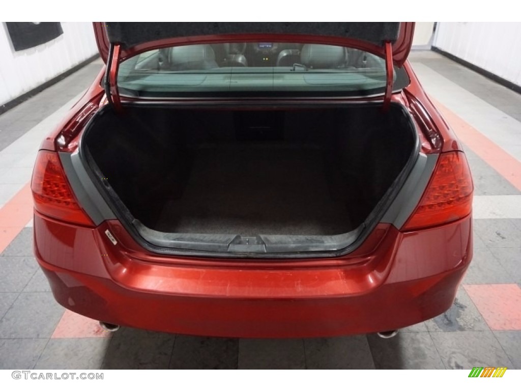 2007 Accord EX-L V6 Sedan - Moroccan Red Pearl / Gray photo #21