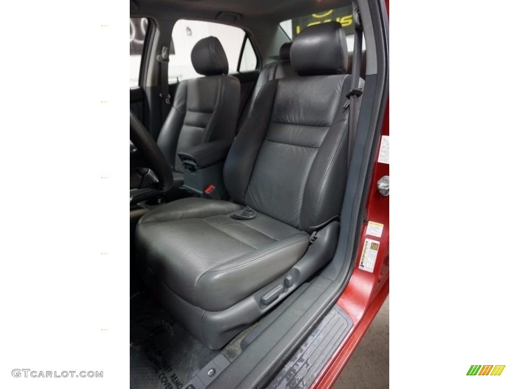 2007 Accord EX-L V6 Sedan - Moroccan Red Pearl / Gray photo #23