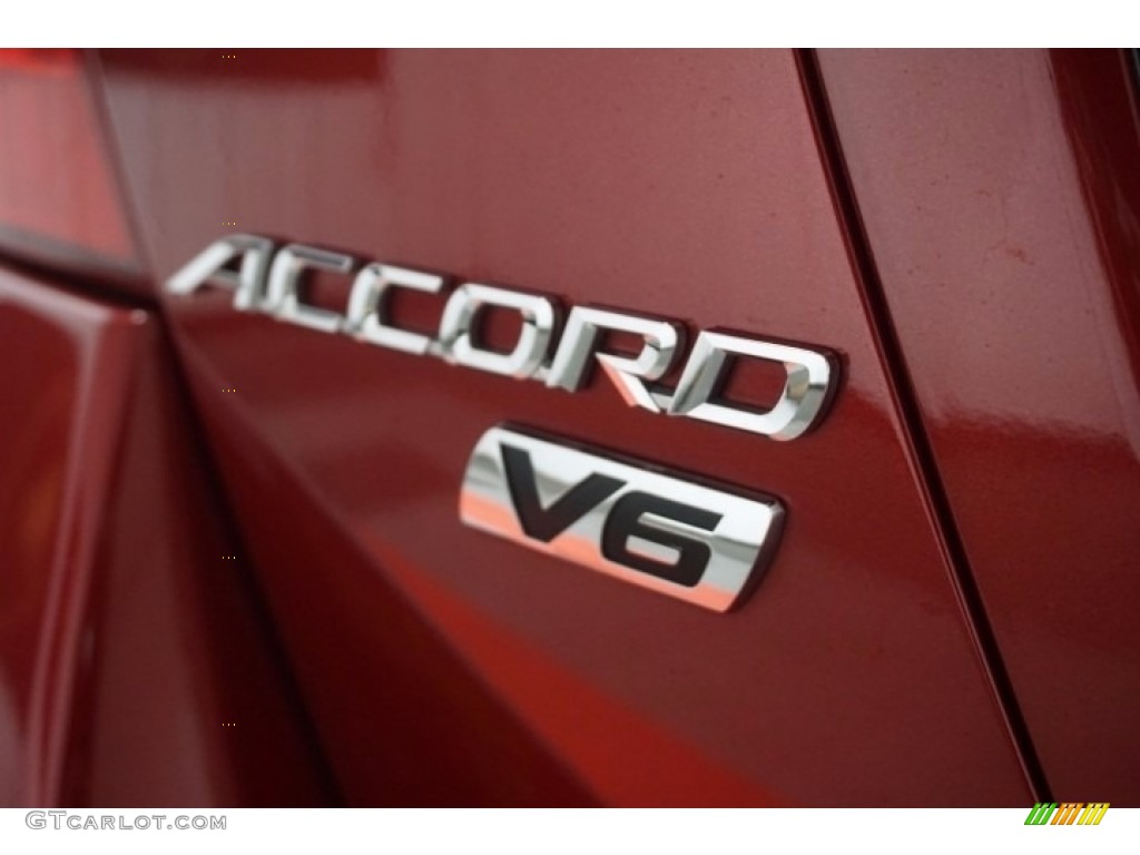 2007 Accord EX-L V6 Sedan - Moroccan Red Pearl / Gray photo #64