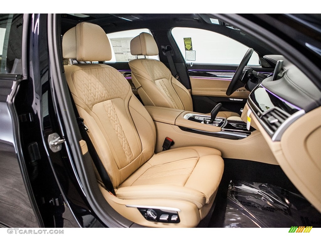 Zagora Beige Interior 2017 BMW 7 Series 740i Sedan Photo #116260890