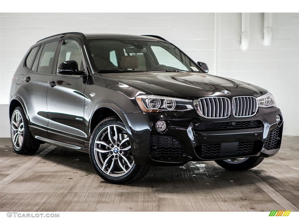 Black Sapphire Metallic 2017 BMW X3 xDrive35i Exterior Photo #116261220