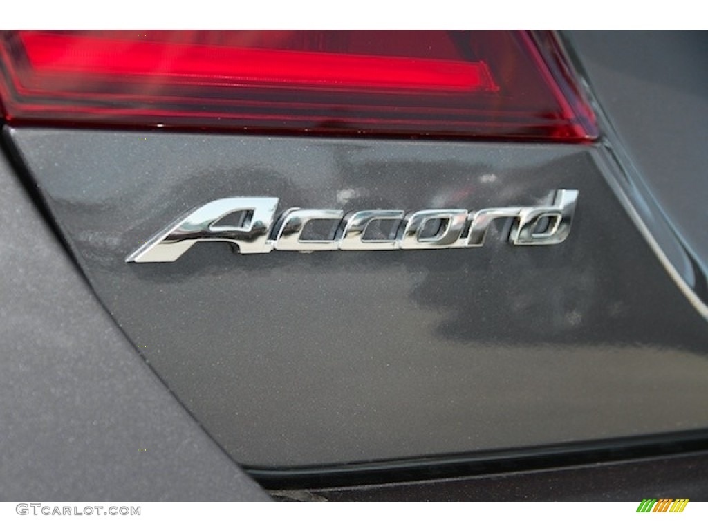 2017 Accord EX-L V6 Sedan - Modern Steel Metallic / Gray photo #3