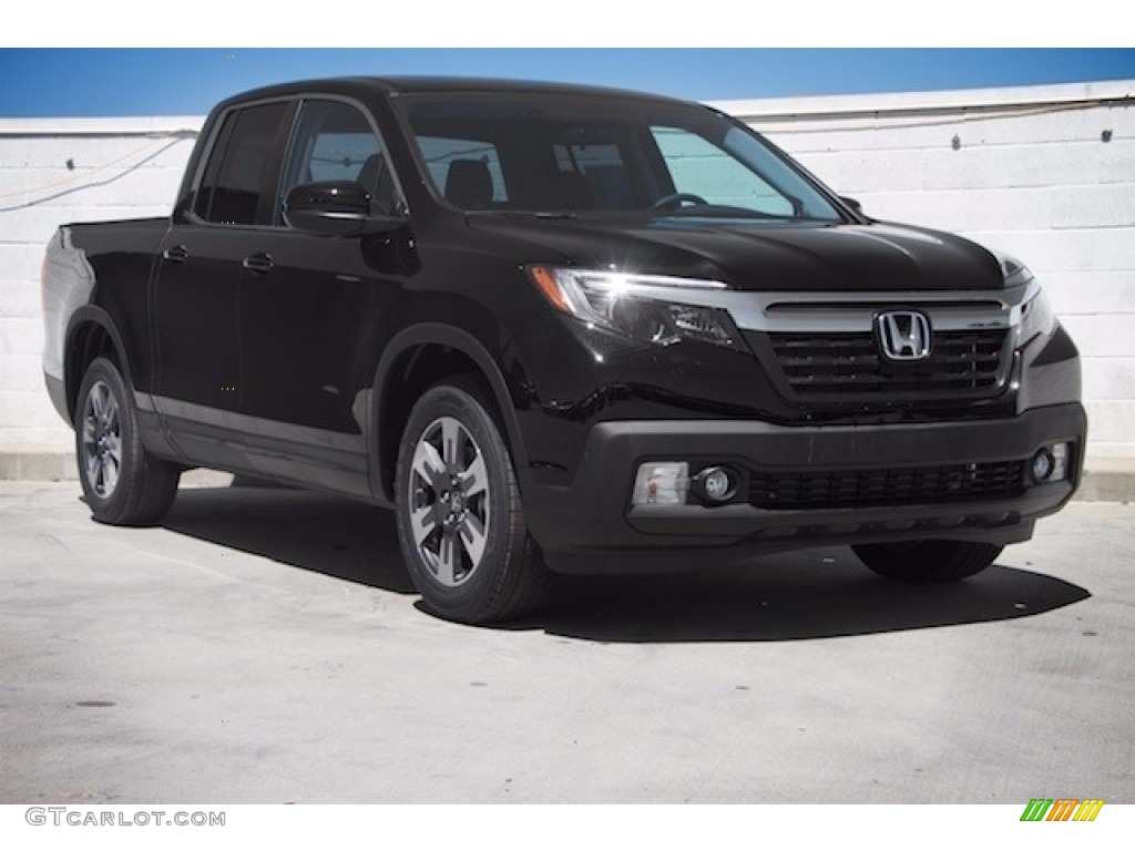 2017 Ridgeline RTL - Crystal Black Pearl / Black photo #1