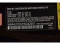668: Jet Black 2017 BMW 4 Series 430i Convertible Color Code