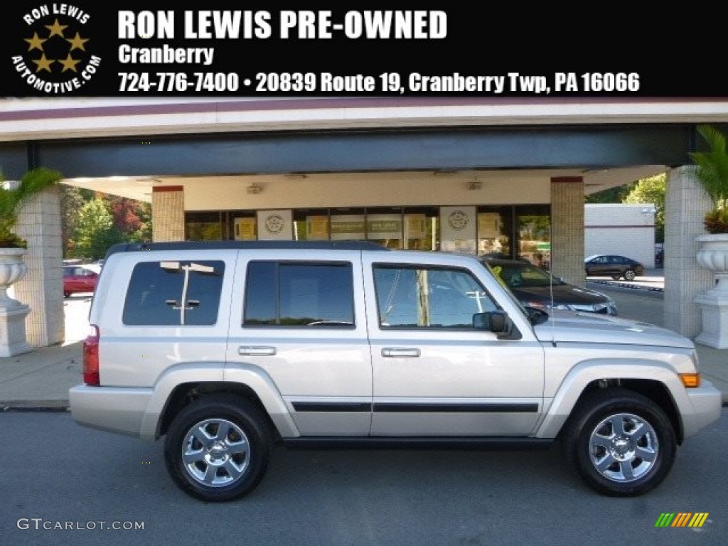 2007 Commander Sport 4x4 - Bright Silver Metallic / Medium Slate Gray photo #1