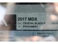 2017 Crystal Black Pearl Acura MDX   photo #53