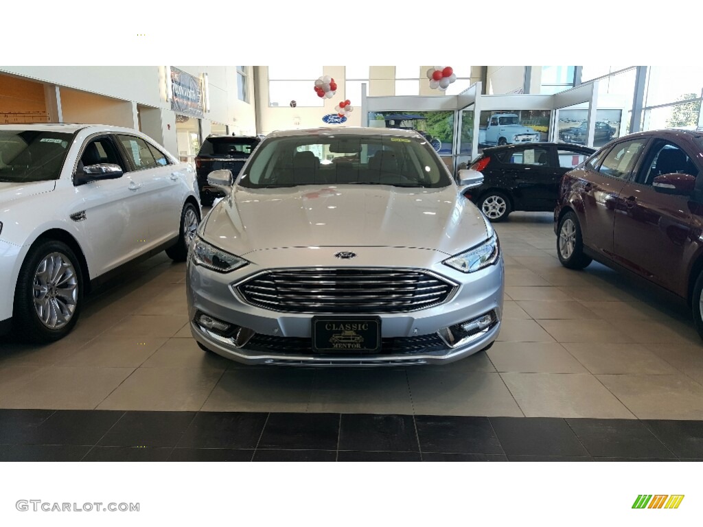 2017 Fusion Titanium AWD - Ingot Silver / Ebony photo #2