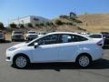 Oxford White - Fiesta S Sedan Photo No. 4