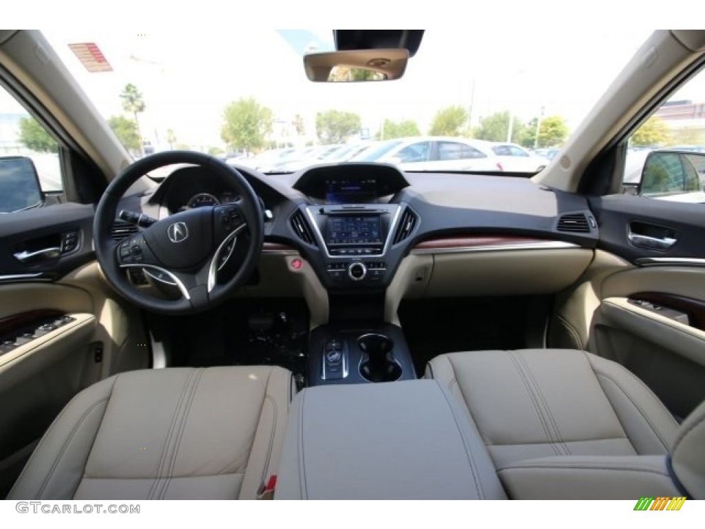 2017 Acura MDX Advance Parchment Dashboard Photo #116271600