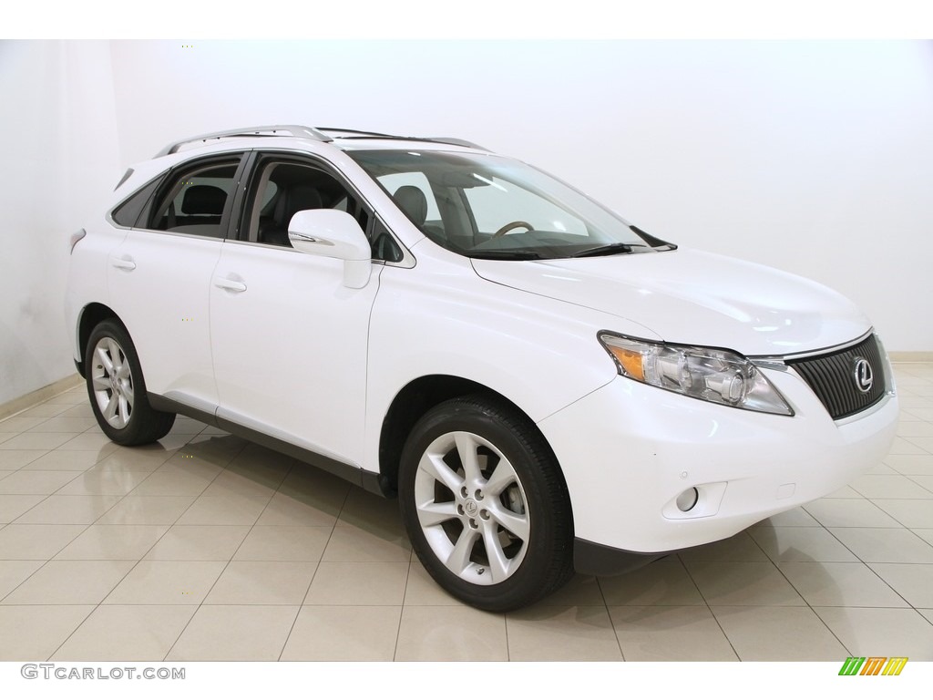 2011 RX 350 - Starfire White Pearl / Black photo #1