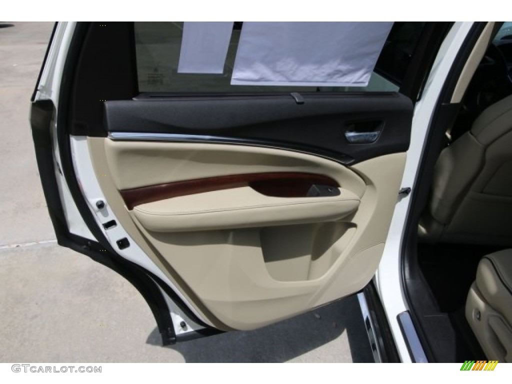2017 Acura MDX Advance Parchment Door Panel Photo #116271744