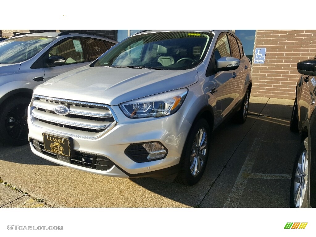 2017 Escape Titanium 4WD - Ingot Silver / Charcoal Black photo #1