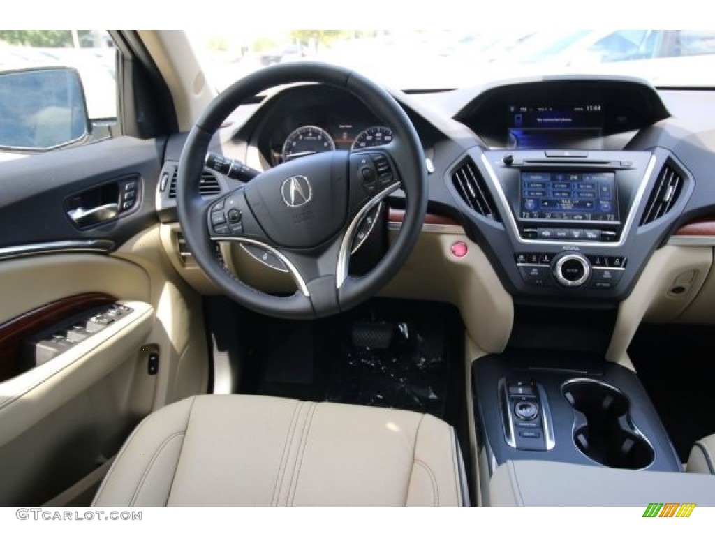 2017 Acura MDX Advance Parchment Dashboard Photo #116271912