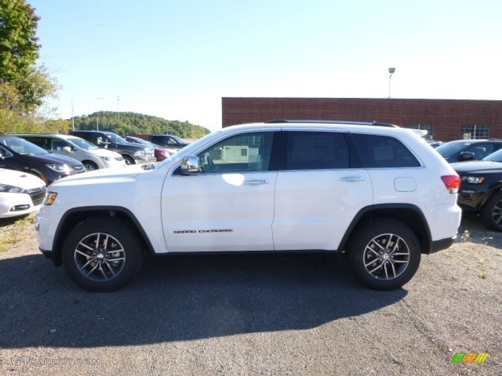 2017 Grand Cherokee Limited 4x4 - Bright White / Black/Light Frost Beige photo #2