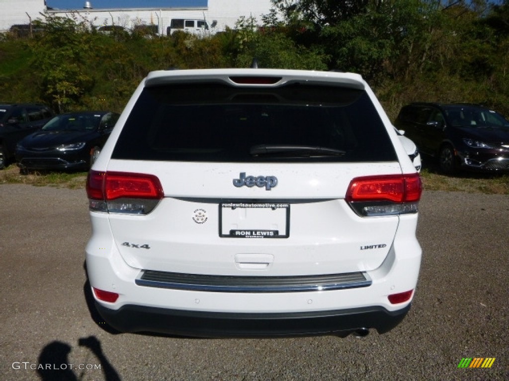 2017 Grand Cherokee Limited 4x4 - Bright White / Black/Light Frost Beige photo #4