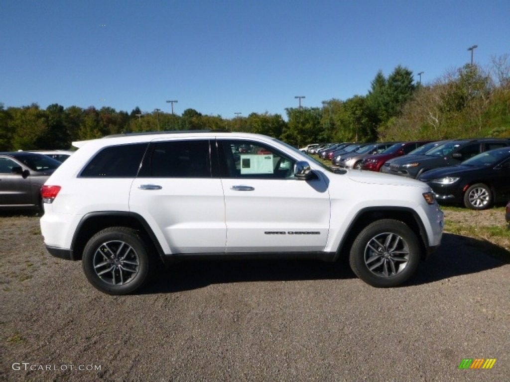 2017 Grand Cherokee Limited 4x4 - Bright White / Black/Light Frost Beige photo #6