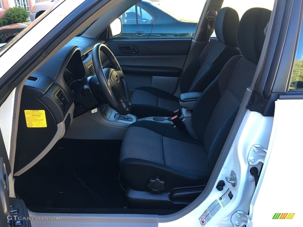 2008 Forester 2.5 X Sports - Aspen White / Anthracite Black photo #16