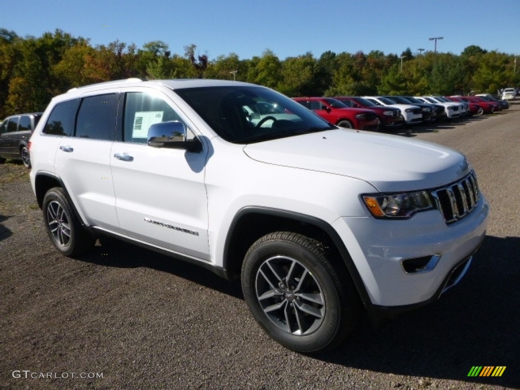 2017 Grand Cherokee Limited 4x4 - Bright White / Black/Light Frost Beige photo #10