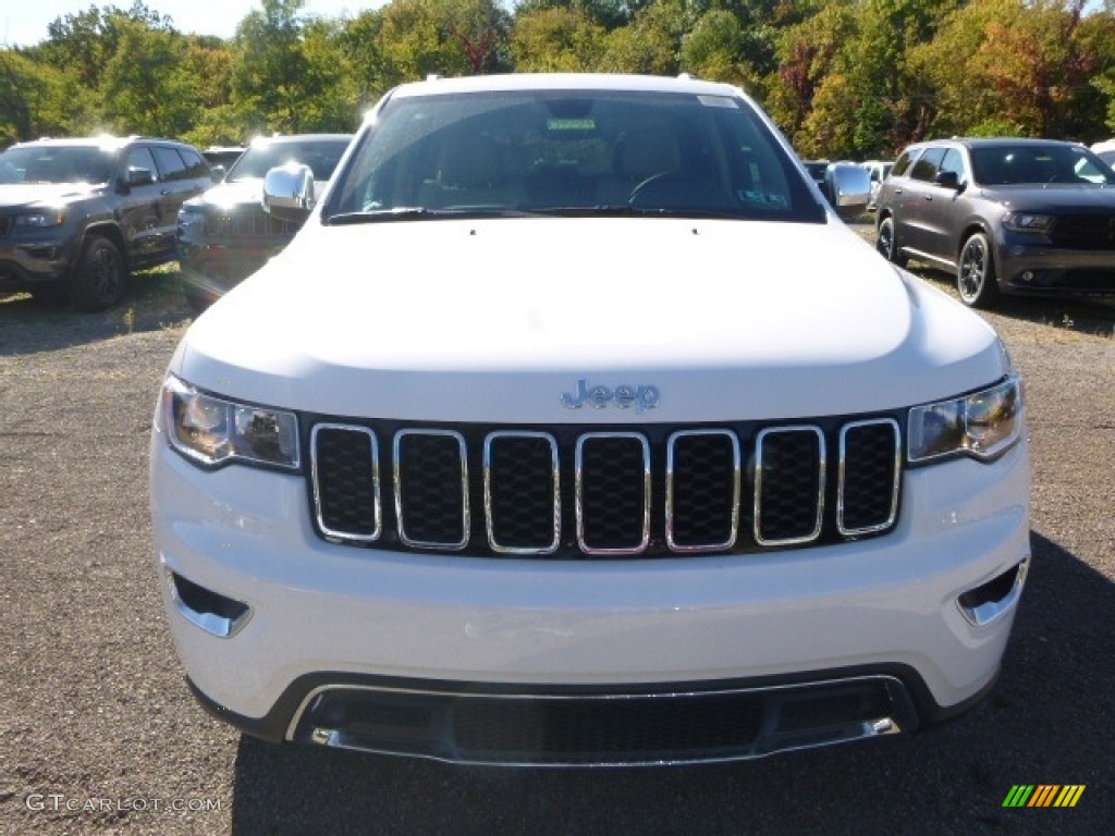 2017 Grand Cherokee Limited 4x4 - Bright White / Black/Light Frost Beige photo #11