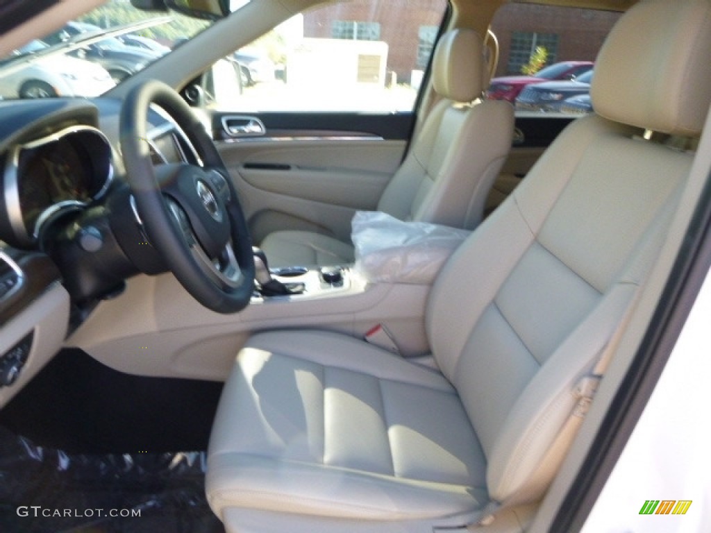 2017 Grand Cherokee Limited 4x4 - Bright White / Black/Light Frost Beige photo #14