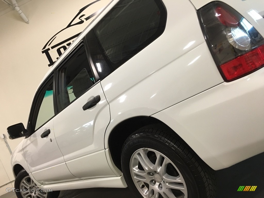 2008 Forester 2.5 X Sports - Aspen White / Anthracite Black photo #23