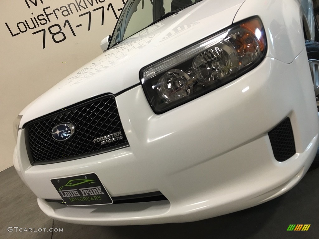 2008 Forester 2.5 X Sports - Aspen White / Anthracite Black photo #24