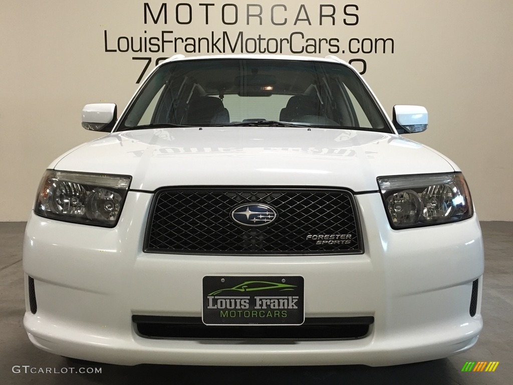 2008 Forester 2.5 X Sports - Aspen White / Anthracite Black photo #25