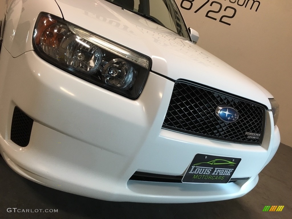 2008 Forester 2.5 X Sports - Aspen White / Anthracite Black photo #26