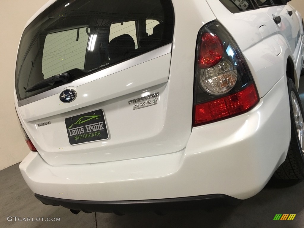 2008 Forester 2.5 X Sports - Aspen White / Anthracite Black photo #27