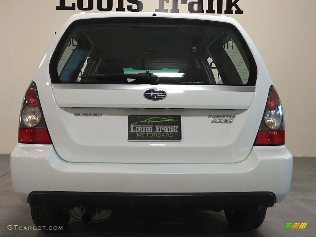 2008 Forester 2.5 X Sports - Aspen White / Anthracite Black photo #28