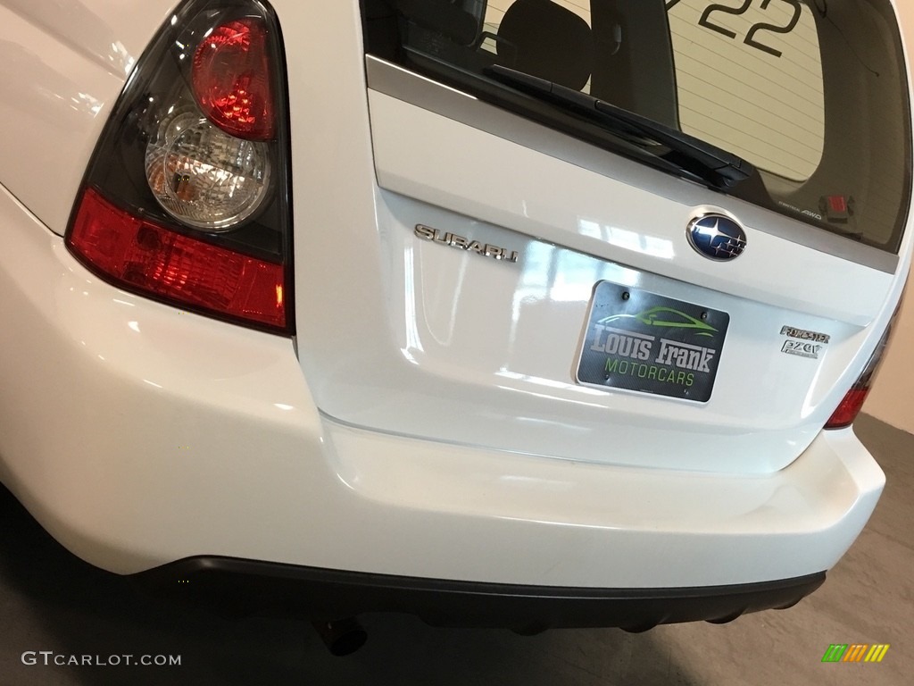2008 Forester 2.5 X Sports - Aspen White / Anthracite Black photo #29
