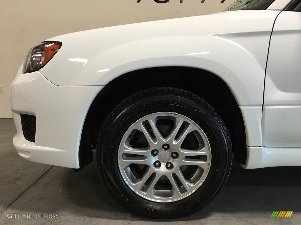 2008 Forester 2.5 X Sports - Aspen White / Anthracite Black photo #30