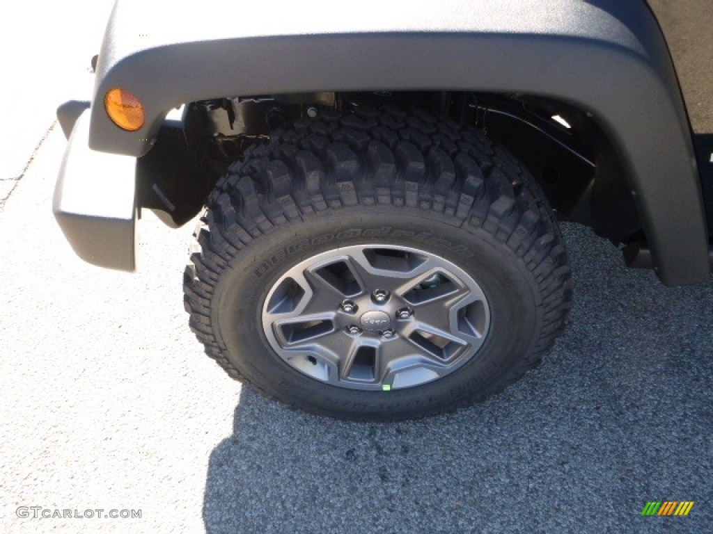 2017 Wrangler Rubicon 4x4 - Black / Black photo #2
