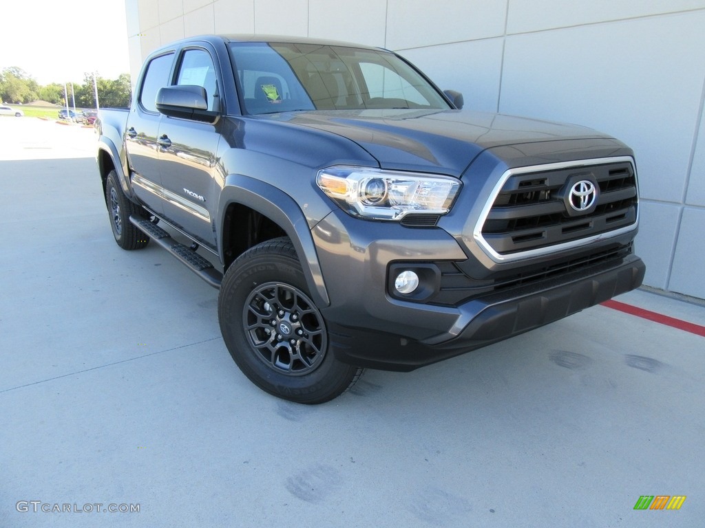 2017 Tacoma SR5 Double Cab - Magnetic Gray Metallic / Cement Gray photo #1