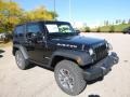 Black 2017 Jeep Wrangler Rubicon 4x4 Exterior
