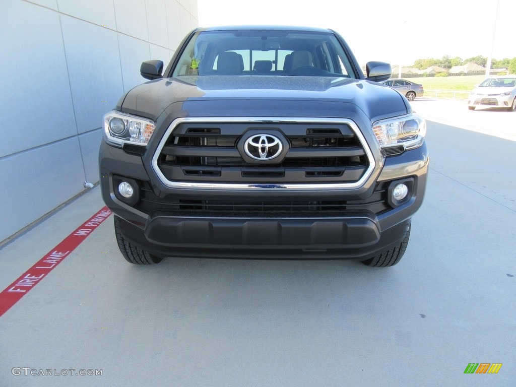2017 Tacoma SR5 Double Cab - Magnetic Gray Metallic / Cement Gray photo #8