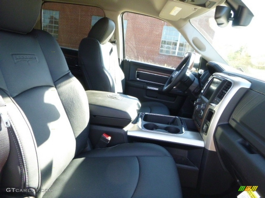 Black Interior 2017 Ram 2500 Laramie Crew Cab 4x4 Photo #116273877