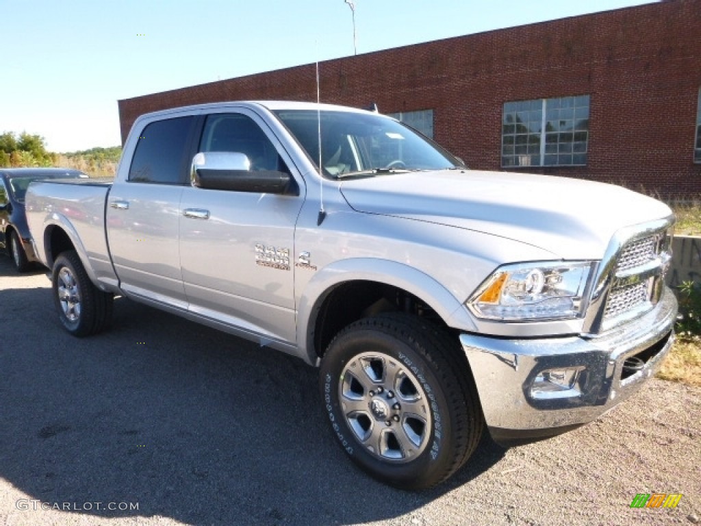 Bright Silver Metallic 2017 Ram 2500 Laramie Crew Cab 4x4 Exterior Photo #116273922